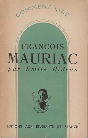 Seller image for Comment lire Franois Mauriac. for sale by Librairie Et Ctera (et caetera) - Sophie Rosire