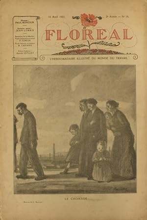 FLOREAL 1921 N° 16. L'hebdomadaire illustré du monde du travail. 16 avril 1921.