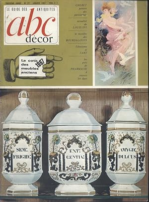 ABC décor N° 27. La cote 1967 des meubles anciens - Cheret, peintre des parisiennes - Le Louis XV...