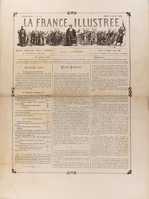 La France illustrée N° 243. Gravures intérieures : Obsèques du prince impérial "Louis-Napoléon". ...