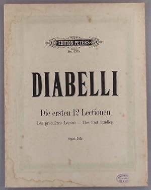 Seller image for Die ersten 12 Lectionen am Pianoforte fr kleine Hande. Revidirt von Adolf Ruthardt. Vers 1950. for sale by Librairie Et Ctera (et caetera) - Sophie Rosire