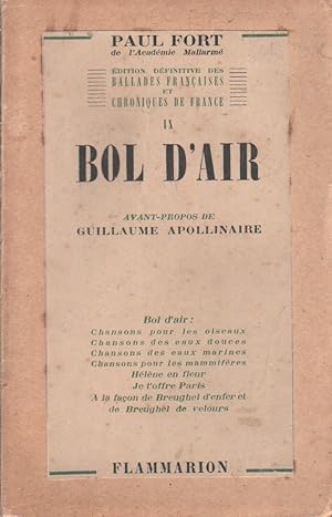 Image du vendeur pour Bol d'air. Ballades franaises et chroniques de France. IX. Bel envoi de l'auteur (une page de septembre 1946). mis en vente par Librairie Et Ctera (et caetera) - Sophie Rosire