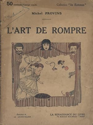 Image du vendeur pour L'art de rompre. Vers 1920. mis en vente par Librairie Et Ctera (et caetera) - Sophie Rosire
