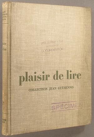 Plaisir de lire. Classe de troisième.