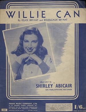 Willie Can recorded by Shirley Abicair.