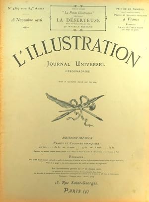 L'Illustration N° 4367. L'Italie nouvelle - T.S.F - Géographie de la France (4 pages par Jean Bru...