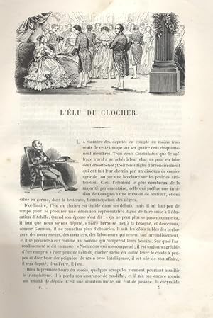 Seller image for Les Fran�ais peints par eux-m�mes. L'�lu du clocher. Vers 1840. for sale by Librairie Et C�tera - Sophie Rosi�re