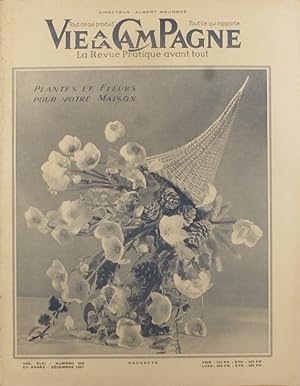 Imagen del vendedor de Vie  la campagne numro 566. En couverture : Plantes et fleurs pour votre maison. Dcembre 1957. a la venta por Librairie Et Ctera (et caetera) - Sophie Rosire