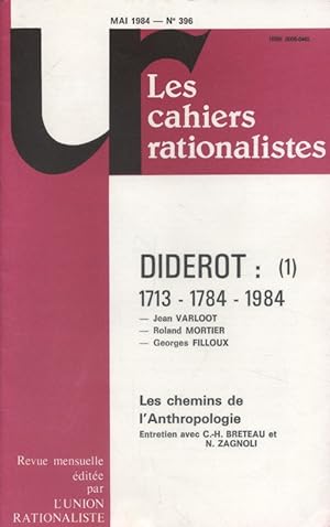Les cahiers rationalistes N° 396 : Diderot (1). Mai 1984.