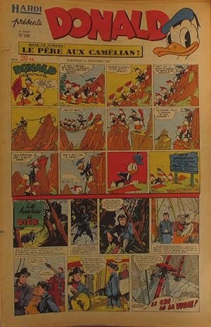 Hardi présente Donald. N° 242. Hebdomadaire. Bandes dessinées : Donald - Les aventures de Dick - ...