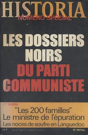 Historia N° 354 bis. Numéro spécial : Les dossiers noirs du parti communiste.