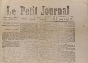 Le Petit journal. Numéro 2117. Articles de Thimotée Trimm - Emile Abraham - Alexis Bouvier, écono...