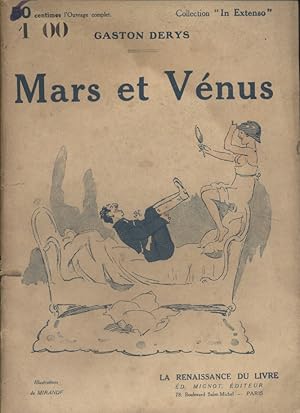 Bild des Verkufers fr Mars et Vnus. Roman indit. Bers 1920. zum Verkauf von Librairie Et Ctera (et caetera) - Sophie Rosire