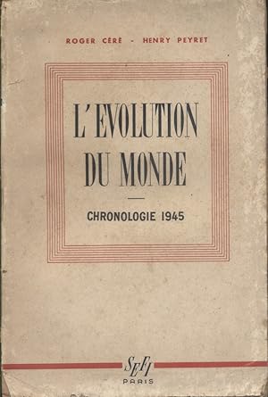 Immagine del venditore per L'volution du monde. Chronologie 1945. venduto da Librairie Et Ctera (et caetera) - Sophie Rosire