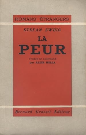 Image du vendeur pour La peur. mis en vente par Librairie Et Ctera (et caetera) - Sophie Rosire