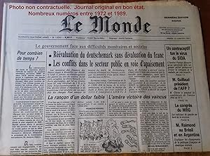 LE MONDE N° 7268. 28 mai 1968. Nombreux numéros entre 1972 et 1988. Demandez votre date. 28 mai 1...