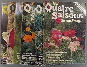 Les quatre saisons du jardinage. Bimestriel. 1989. Numéros 54 à 59. (Année 1989 complète).