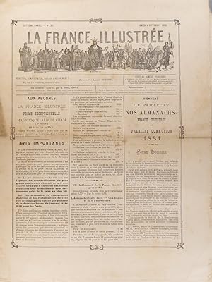 La France illustrée N° 301. Gravures intérieures : M. Fréchette, poète canadien - Le R.P. Claver ...