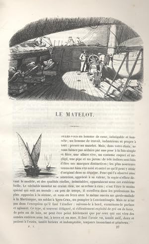 Imagen del vendedor de Les Franais peints par eux-mmes. Le matelot. Vers 1840. a la venta por Librairie Et Ctera (et caetera) - Sophie Rosire