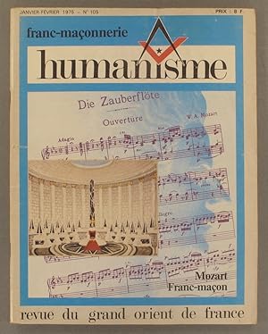Humanisme N° 105. Revue du Grand Orient de France. Janvier-février 1975.