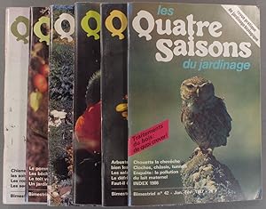 Les quatre saisons du jardinage. Bimestriel. 1987. Numéros 42 à 47. (Année 1987 complète).