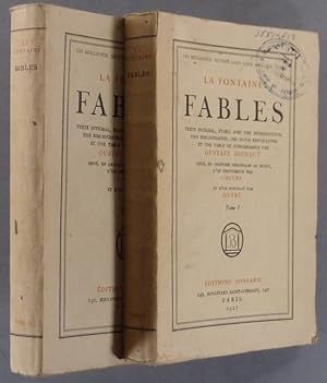 Fables de La Fontaine. Texte intégral, établi avec une introduction, une bibliographie, des notes...