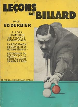 Leçons de billard.