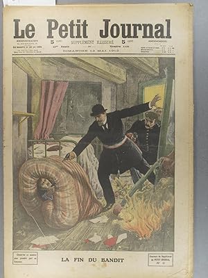 Le Petit journal - Supplément illustré N° 1121 : La fin du bandit (Bonnot). (Gravure en première ...