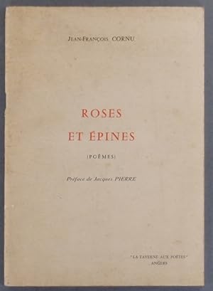 Image du vendeur pour Roses et pines. Pomes. mis en vente par Librairie Et Ctera (et caetera) - Sophie Rosire