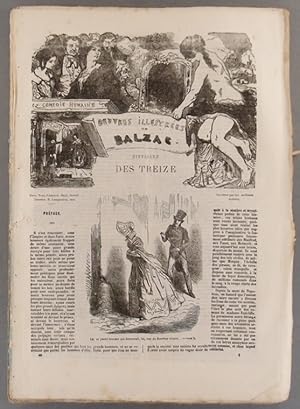 Image du vendeur pour Histoire des treize. Ferragus. La Duchesse de Langeais. La fille aux yeux d'or. Vers 1860. mis en vente par Librairie Et Ctera (et caetera) - Sophie Rosire