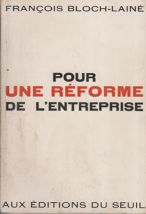 Bild des Verkufers fr Pour une rforme de l'entreprise. zum Verkauf von Librairie Et Ctera (et caetera) - Sophie Rosire