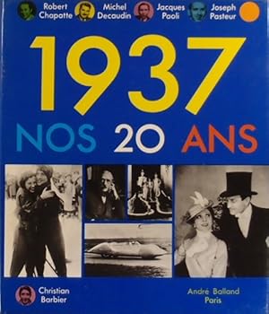 Image du vendeur pour Nos vingt ans. 1937. mis en vente par Librairie Et Ctera (et caetera) - Sophie Rosire