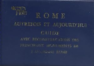 Guide avec reconstructions des principaux monuments de l'ancienne Rome. Carnet d'illustrations co...