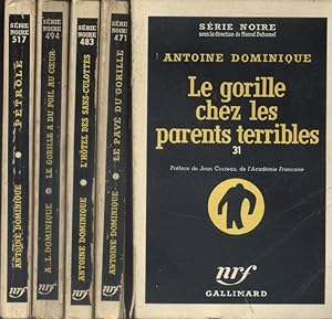 5 titres de la Série Noire : Le pavé du Gorille. - Le Gorille chez les parents terribles. - Le Go...