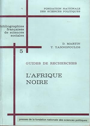 Seller image for L'Afrique noire. Guide de recherches. for sale by Librairie Et Ctera (et caetera) - Sophie Rosire