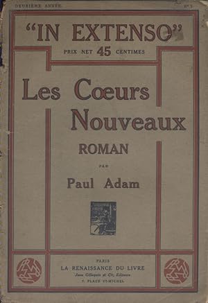 Image du vendeur pour Les coeurs nouveaux. Roman. Vers 1910. mis en vente par Librairie Et Ctera (et caetera) - Sophie Rosire