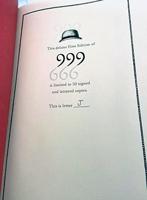 Seller image for 999: New Stories of Horror and Suspense, Signed Lettered Edition J of 52 [Very Fine in a Very Fine Traycase] for sale by veryfinebooks