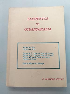 ELEMENTOS DE OCEANOGRAFIA