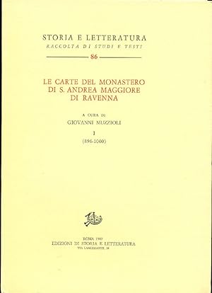Bild des Verkufers fr Le carte del monastero di S. Andrea Maggiore di Ravenna. I: (896-1000) zum Verkauf von Studio Bibliografico Marini