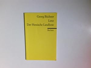 Bild des Verkufers fr Lenz; Der Hessische Landbote. Mit e. Nachw. von Martin Greiner / Universal-Bibliothek ; Nr. 7955 zum Verkauf von Antiquariat Buchhandel Daniel Viertel