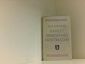 Image du vendeur pour Hamlet, Shakespeares "Faust"-Tragdie mis en vente par Book Broker