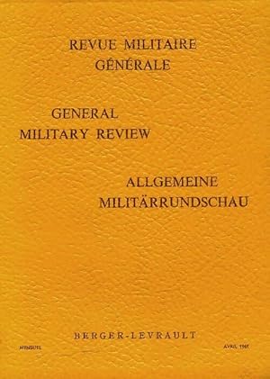 Revue militaire g n rale n 1961-4 - Collectif
