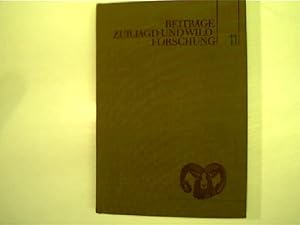 Beiträge zur Jagd- und Wildforschung, Band 11,