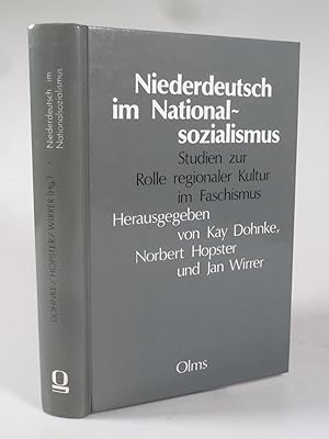 Bild des Verkufers fr Niederdeutsch im Nationalsozialismus. zum Verkauf von Antiquariat Dorner