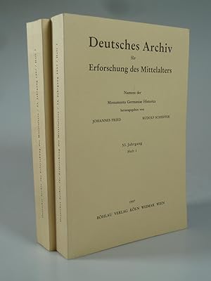 Bild des Verkufers fr Deutsches Archiv fr Erforschung des Mittelalters 53. Jahrgang Heft 1+2. zum Verkauf von Antiquariat Dorner