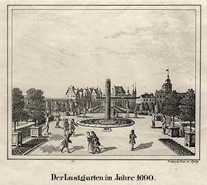 Bild des Verkufers fr Der Lustgarten im Jahre 1690. zum Verkauf von Antiquariat Clemens Paulusch GmbH