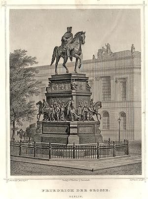 Bild des Verkufers fr Denkmal Friedrich des Grossen ( Berlin ). zum Verkauf von Antiquariat Clemens Paulusch GmbH