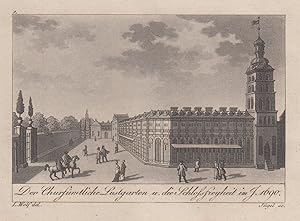 Bild des Verkufers fr Der Churfrstliche Lustgarten und die Schlossfreiheit im J. 1690. zum Verkauf von Antiquariat Clemens Paulusch GmbH