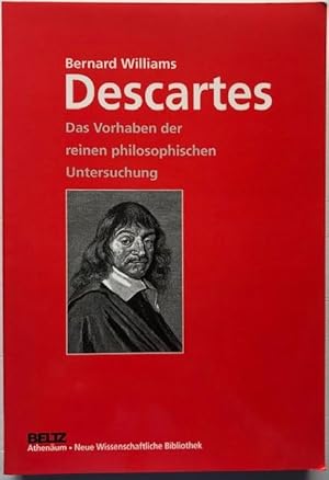 Bild des Verkufers fr Descartes. Das Vorhaben der reinen philosophischen Untersuchung. zum Verkauf von Antiquariat Lohmann