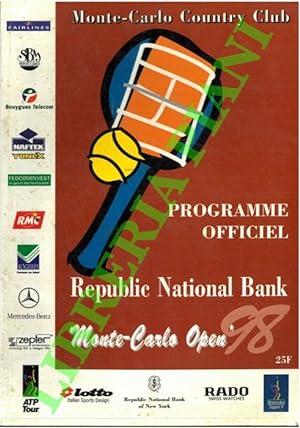Monte Carlo Open 1998. Programme ufficiel.